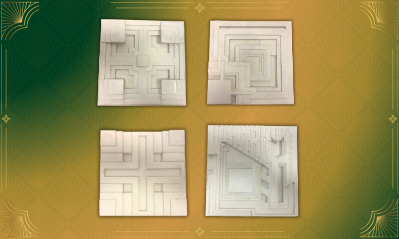MAYAN REVIVAL TILE PACKAGE. PROVIDED BY: BRUTDECO
