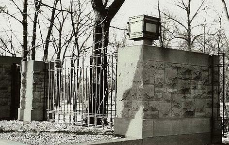 Edward C. Waller, Entrance Gates, Poultry House, and Stable