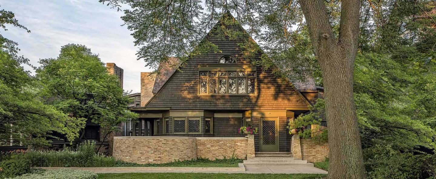 Wright Home and Studio (Frank Lloyd Wright, 1889-1909)